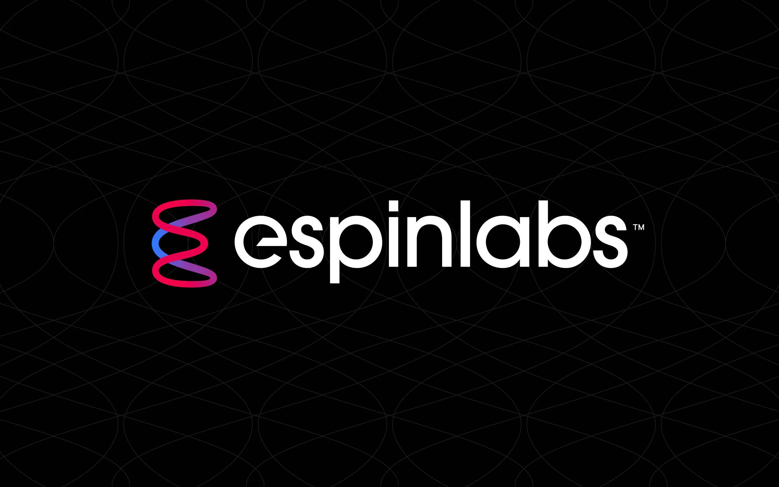 Espinlabs wordmark on a black background