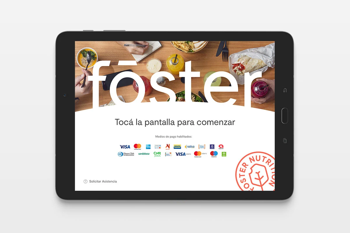 Fōster Nutrition self-service ordering interface