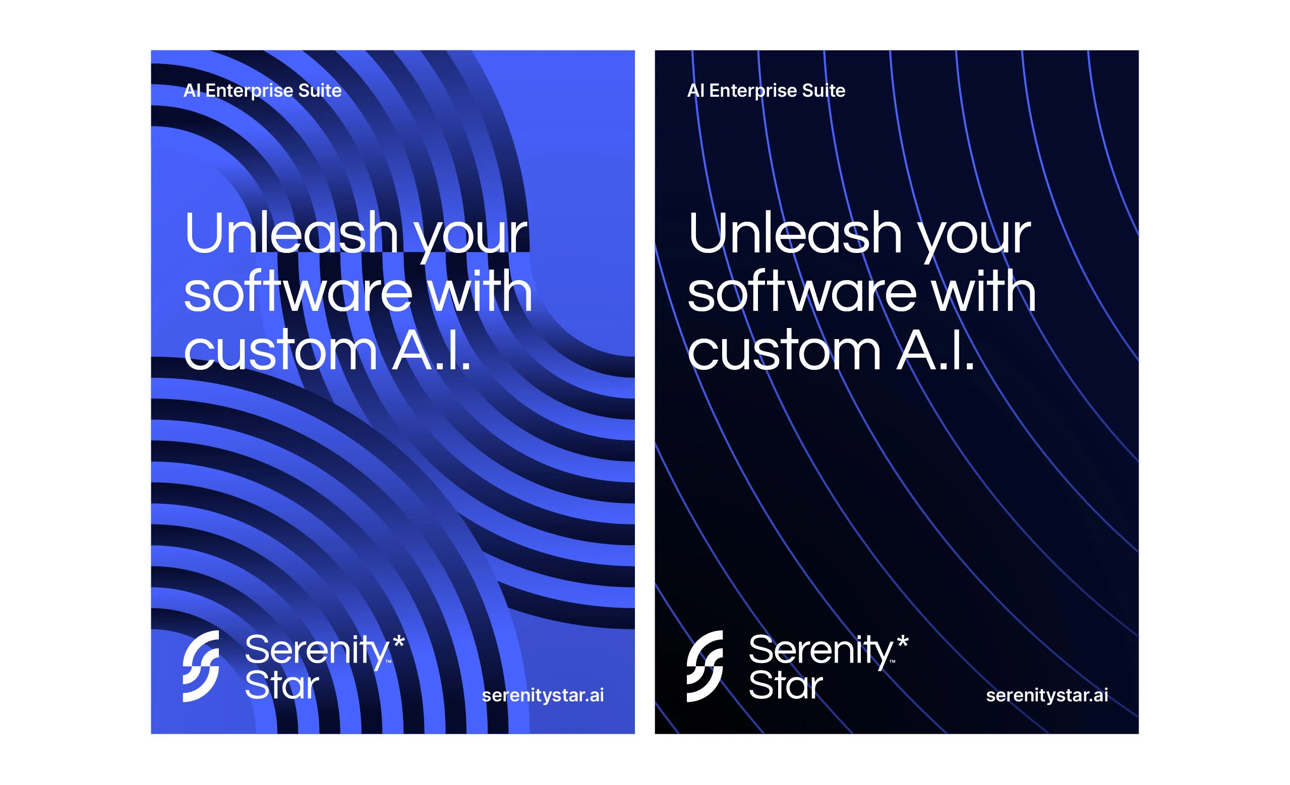 Serenity*Star graphics using the brand system