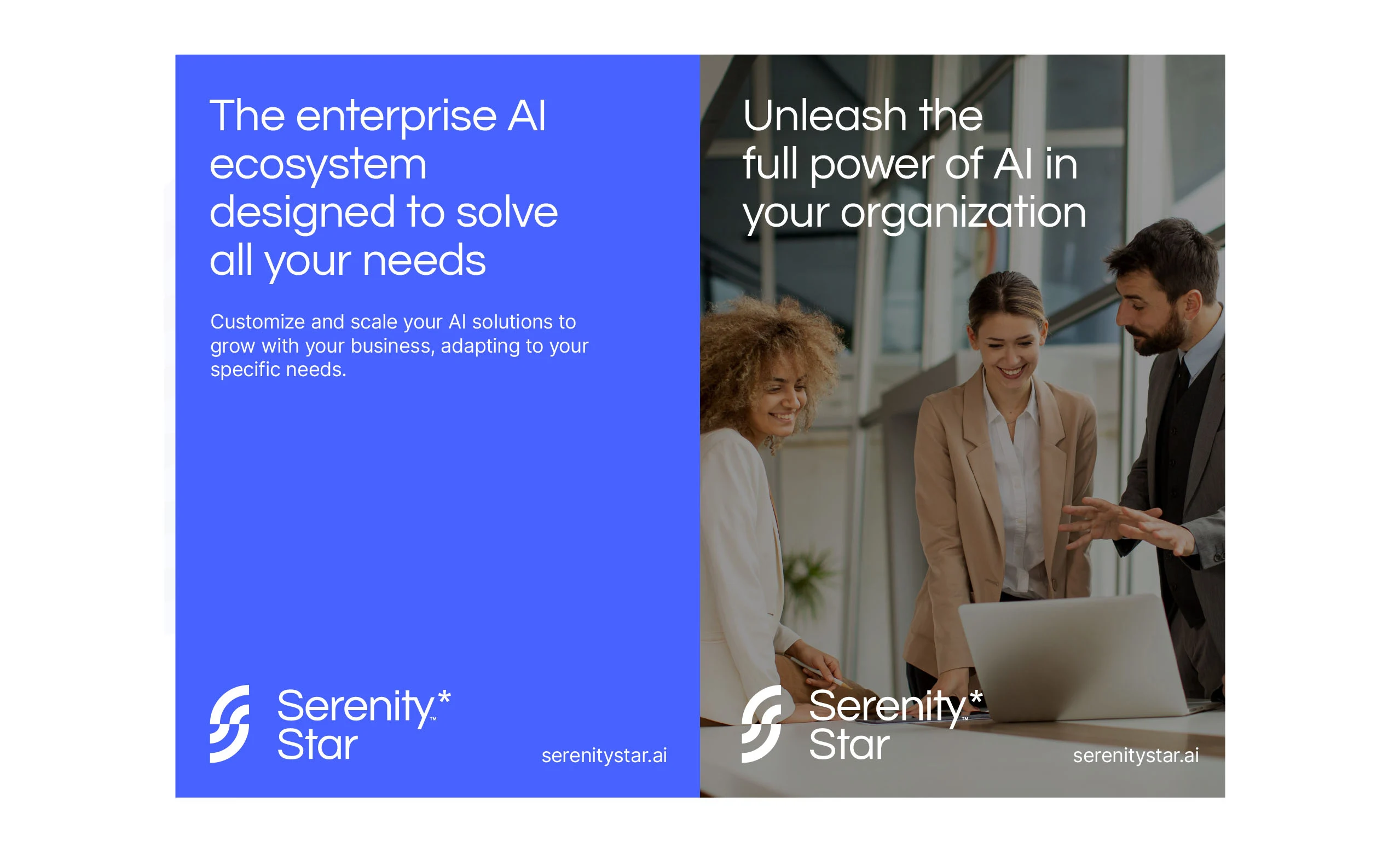 Serenity*Star enterprise AI campaign layouts