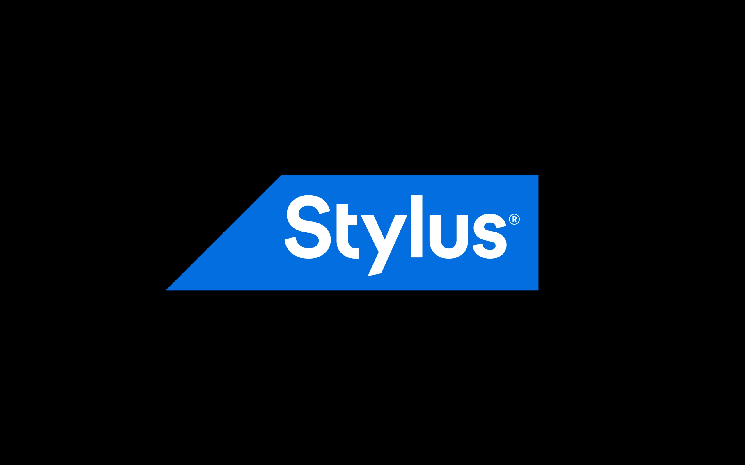 Stylus logo on a black background
